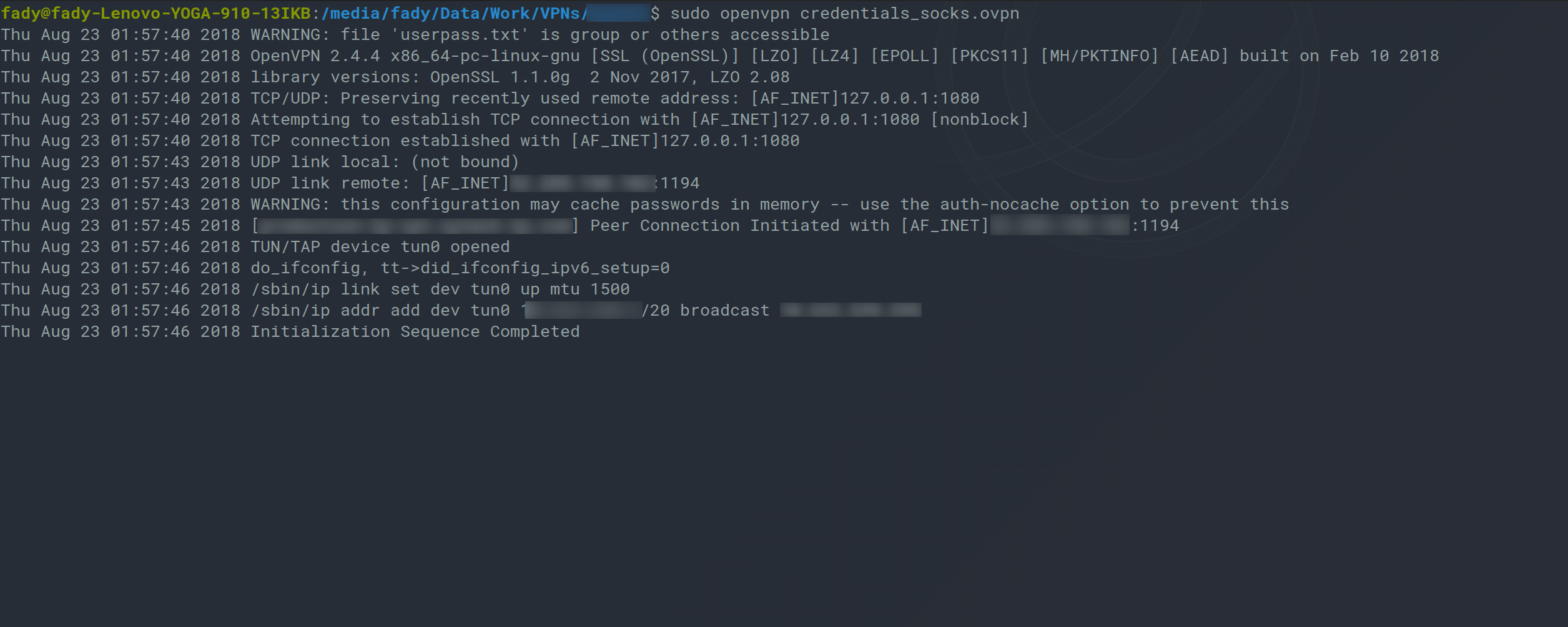 Using ShadowSocks to Bypass OpenVPN Restrictions (Works in Egypt)